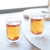 Kuber Industries double walled glass - safe for microwave use